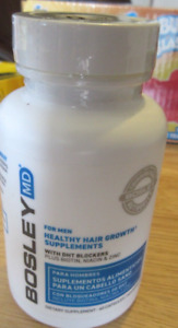 Bosley MD Healthy Hair Growth Supplement Men 60 Count Hair Supplement