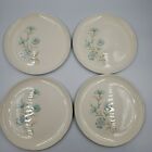 Vtg Taylor Smith Taylor Ever Yours Boutonniere Dinner Plates MCM Floral READ 4PC