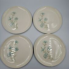 Vtg Taylor Smith Taylor Ever Yours Boutonniere Dinner Plates MCM Floral READ 4PC