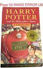 Harry Potter and the Philosopher's Stone First Edition UK Rare WAND ERROR p53