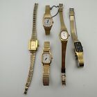 Lot Of 5 Vintage Ladies Quartz Watch’s Old Watch Lot - SEIKO, PULSAR, CITIZENS