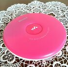 2013 SONY D-EJ002 WALKMAN CD Player Bundle Pink Tested from Japan Used