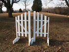 Horse Jumps 3 Panel Slant Wooden Wing Standards 5ft/Pair - Color Choice #214