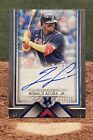2023 Topps Museum Collection Ronald Acuna Jr. Archival Auto /20 Sapphire Braves