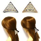 Swarovski Crystal Triangle Hair Jewelry Plastic Claw Jaw Clip Clamp Hairpin Gift