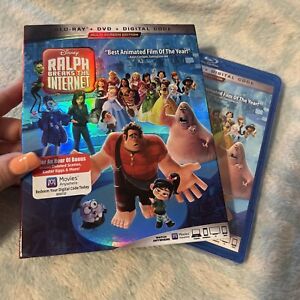 Ralph Breaks the Internet (Blu-ray + DVD, 2018) ••BRAND NEW•• W~ Slip! Disney !!
