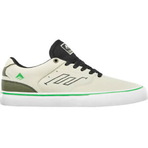 Emerica Skateboard Shoes The Low Vulc Tan/Green
