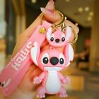 Cute Stitch Keyring Keychain Pendant Bag Charm Small Gift Pink.