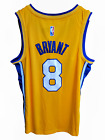 Los Angeles Lakers #8 Kobe Bryant Jersey Yellow Purple Medium Fast Ship