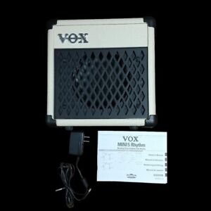 [Excellent] VOX MINI5 Rhythm Ivory Amplifier For Guitar Battery Powered Mini5-RM