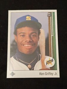 KEN GRIFFEY JR.  1989 Upper Deck #1 Baseball Card RC Seattle Mariners Rookie