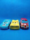 Disney Pixar Cars Shake N Go 2005 Dinoco 2008 Ramone +Transformer Ratchett 2007