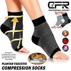 Plantar Fasciitis Socks Heel Foot Arch Pain Splint Support Brace Compression CFR