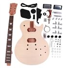 STD type Unfinished DIY Electric Guitar Kit Mahogany Body With Flame Maple Top🚗