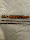 bamboo fly rod QUAD all nickel silver maple reel seat burl by Steve Moran