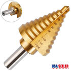 Step Cone Drill Bit Hole Cutter Tool High Quality Titanium HSS Large 1/4