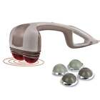Percussion Action Massager with Heat and Dual Pivoting Heads Percussion massage