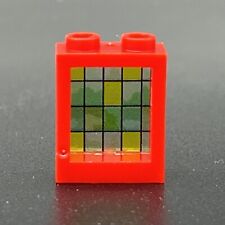 Stained Glass Windows With Red Frame - Block Party - compatible building blocks