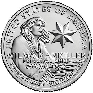 2022 D Wilma Mankiller, American Women Series Uncirculated From US Mint roll.