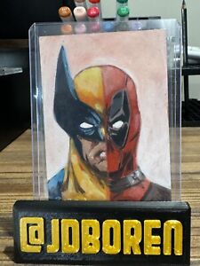 Wolverine/Deadpool Artist Sketch Card 1/1