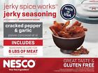 BJG-6 Jerky 3 Pack Cracked Pepper & Garlic Beef Jerky Seasoning By Nesco