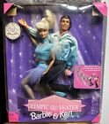 Vintage 90s Mattel BARBIE & KEN OLYMPIC USA Figure Skater Doll Set  18726 1997