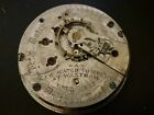 Antique US Watch Co  Of Waltham  18s 11 Jewel Pocket Watch Movement Parts/Repair
