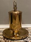 VINTAGE ART DECO MCM BRASS ASHTRAY CIGARETTE CADDY HOLDER TABLE TOP 1950's-60's