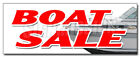BOAT SALE DECAL sticker new used sailboats powerboats service financing