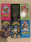 89 & 90’s Vintage Teenage Mutant Ninja Turtles Cartoon VHS Lot Of 6 Tapes