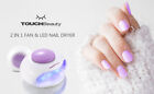 TOUCHBeauty TB-0889 Portable Nail Dryer with Air and LED Light