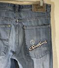 Vintage SouthPole Jeans Mens 32x30 Denim Baggy Embroidered Hip Hop Skate Y2K Rap