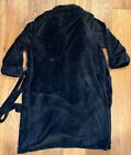 Tommy Bahama Size L / XL Men’s Plush Robe With Pockets Chest Logo Navy Spa Relax