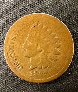 1877 Indian Head Cent Penny T66
