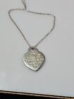 Tiffany & Co Sterling Please Return To Tiffany Heart Necklace 16