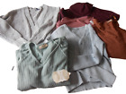 Lot of 6 light-weight sweaters: Women's Size XS - 2 cardigans, 4 pullovers 1 NWT