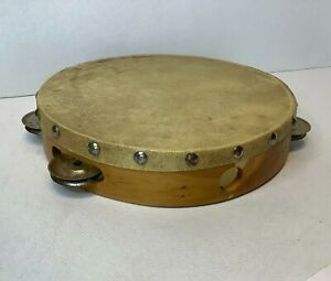 Vintage Tambourine Made In Pakistan 8