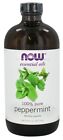 Now Foods 100% Pure Essential Peppermint Oil 16 oz Repel Mice Mouse Mold 05/25EX