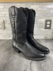 Ariat Heritage Men's Black Leather Cowboy Boots Size 11 D