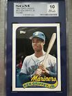 Ken Griffey Jr 1989 Topps Traded #41T Mariners Rookie SGM 10 GEM MT🔥INVEST🔥📈