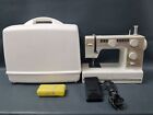 New Home by Janome Sewing Machine Model L372 w/Pedal, Case (TESTED)