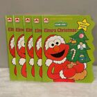 Vintage 1993 Sesame Street Elmos Christmas A First Coloring Book Unused Lot of 5