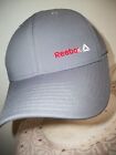 Grey Reebok Baseball Cap adjustable back strap NWOT red raised vinyl lettering