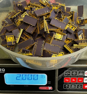 32 ounces Vintage Gold Pins IC chip scrap recovery 2 pounds