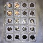 LOT OF 20-INSTANT COIN COLLECTION!SILVER,  NIFC ,PROOF ETC KENNEDY Half Dollars