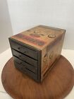 Vintage Steel Gadget Box 4-Drawer Bench Top Cabinet Machinist HANDY PORTER