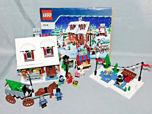 LEGO Creator Winter Village set Village Bakery with Minifigures & Instructions