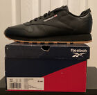 Reebok Classic Leather Black Gum GY0954 Men’s Shoes Sneakers SZ-13. NEW.