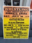 July 18 1987 NWA Wrestling Lineup Poster loaded * Big Scott Hall Barbarian Funk