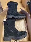 Sorel Black Suede Leather Water Fall Winter Boots ~ Rated -40F ~ Size 10 Woman
